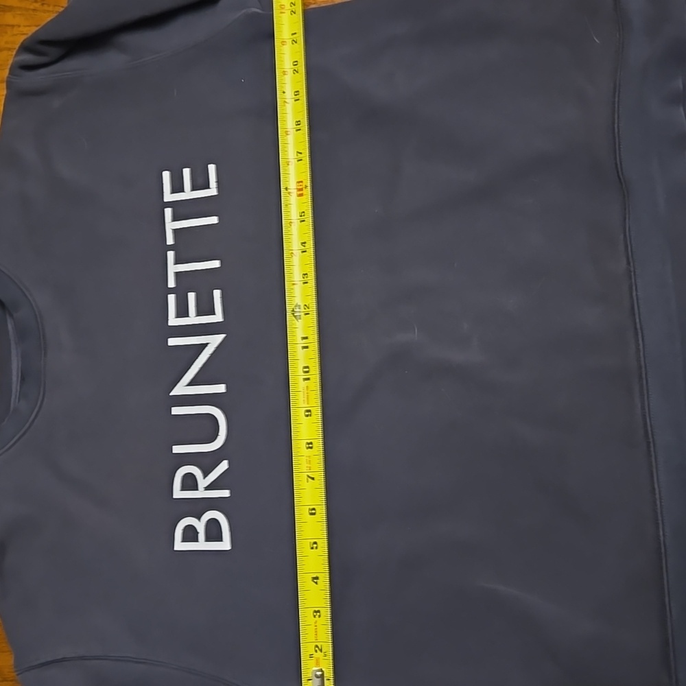 Brunette The Label Dark Grey Crewneck Sweater - Picture 7 of 11